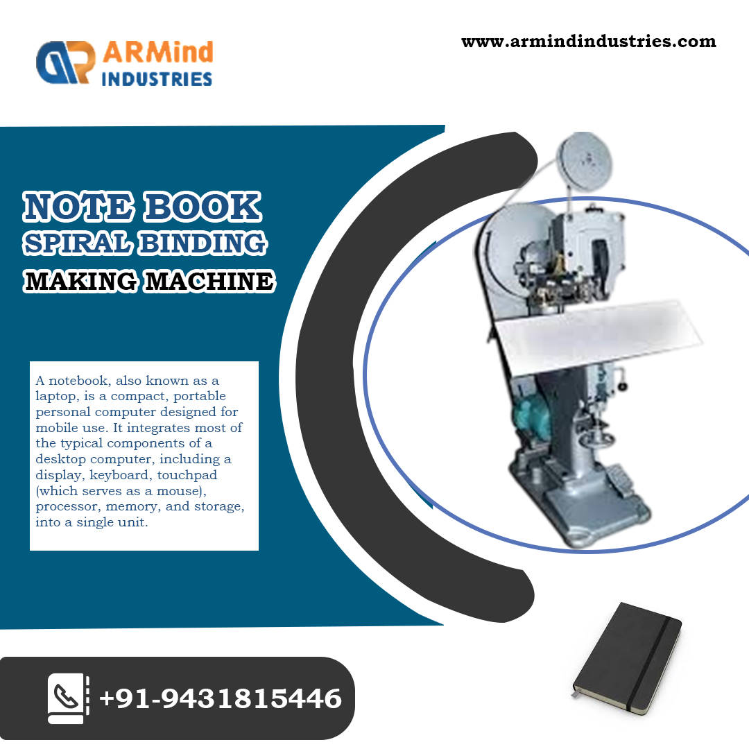 Notebook Stitching Machine